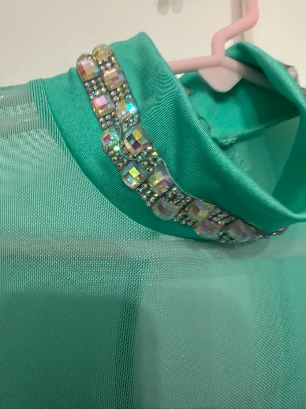 Weissman Turquoise Sequin Dance Dress for Kids